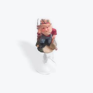 Fishing Santa Claus  Figurine